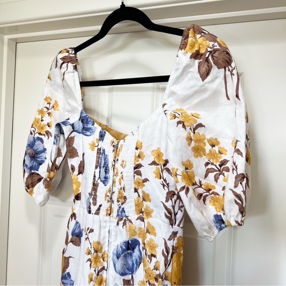 NWT Reformation Belgium Linen Dress 0 - Picture 9 of 12